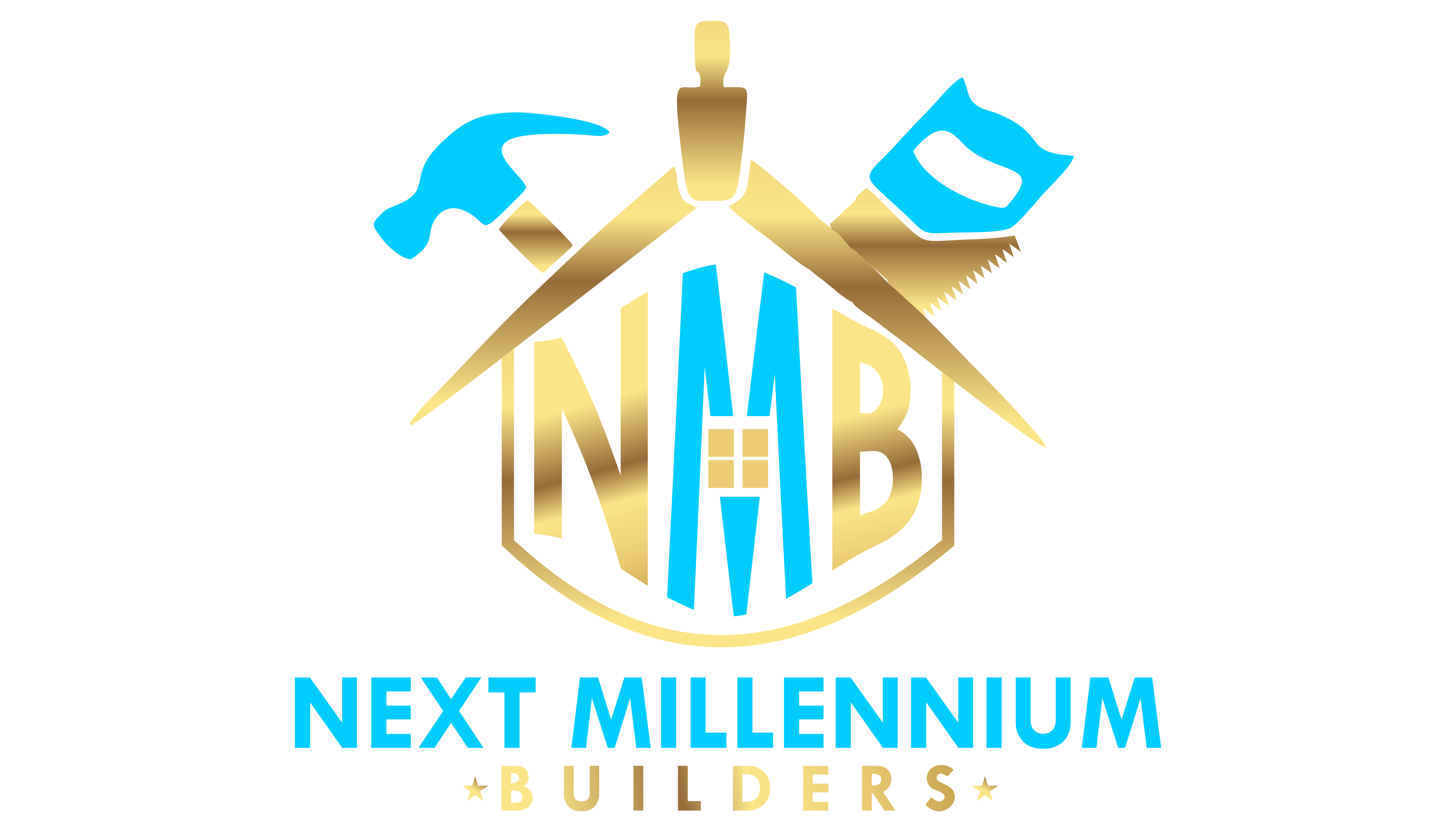 Next Millennium Builders Logo White Background